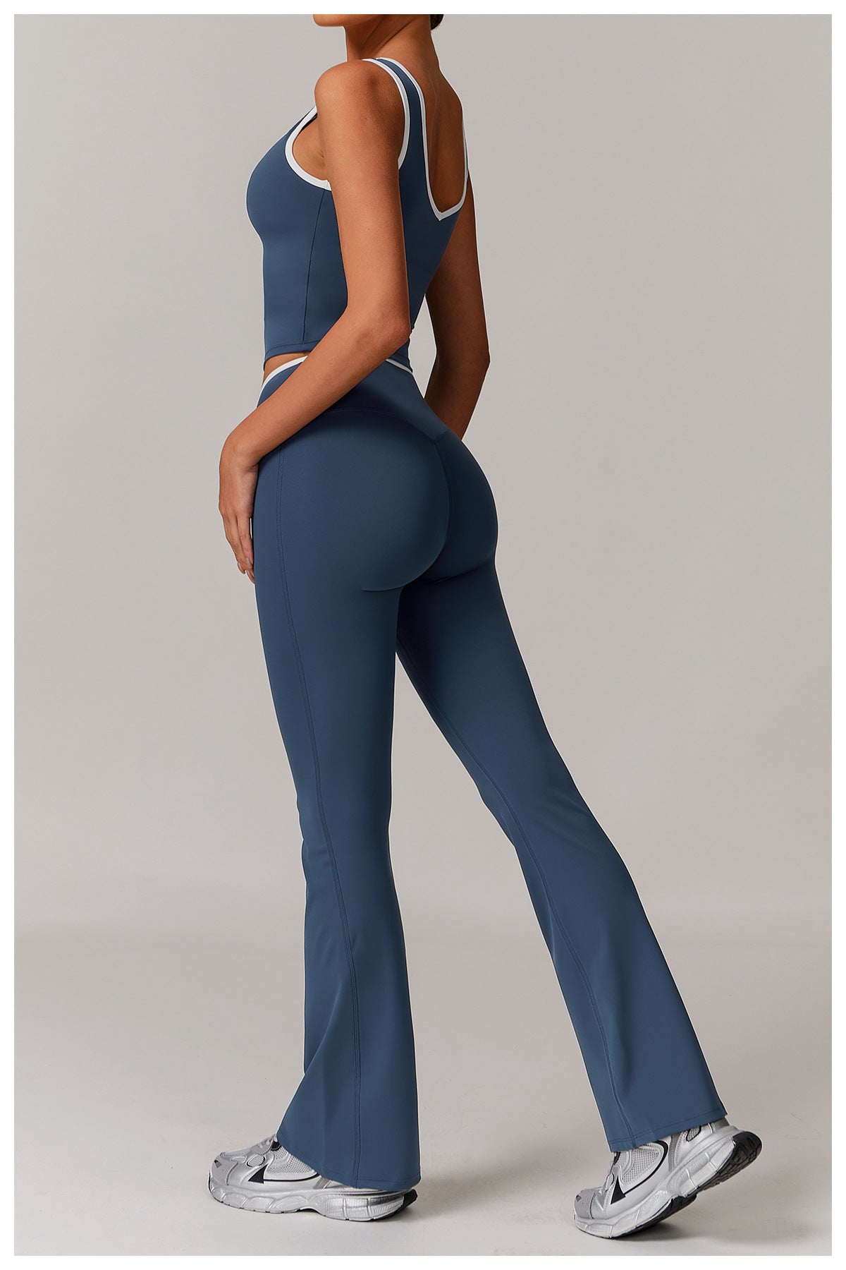 Women's Workout Set - Cross - Back Yoga Suit for Gym & Running - WutongActive